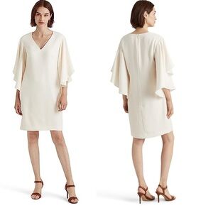Ralph Lauren Elegant Cream Dress